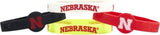 Nebraska Cornhuskers Bracelets 4 Pack Silicone-0