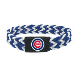 Chicago Cubs Bracelet Braided Blue and White-0
