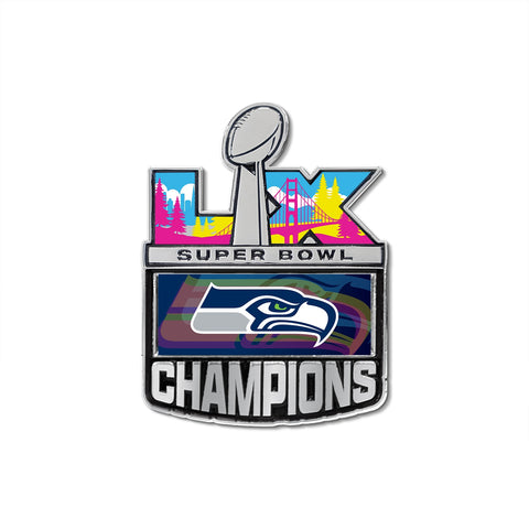 Seattle Seahawks Pin Super Bowl LX Champions-0