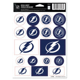 Tampa Bay Lightning Decal Sheet 5x7 Vinyl-0