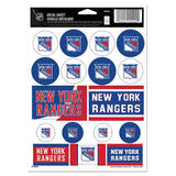 New York Rangers Decal Sheet 5x7 Vinyl-0