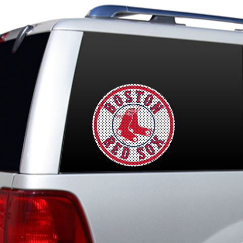 Boston Red Sox Window Film 12 Inch Die Cut CO-0