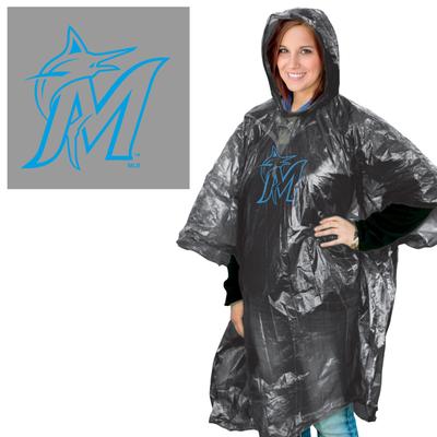 Miami Marlins Rain Poncho - Special Order-0