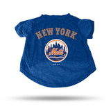 New York Mets Pet Tee Shirt Size L-0