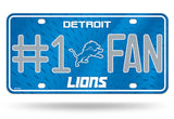 Detroit Lions License Plate #1 Fan-0