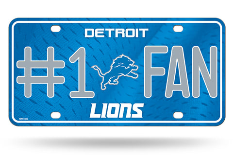 Detroit Lions License Plate #1 Fan-0