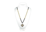 New Orleans Saints Beads with Medallion Mardi Gras Style-0