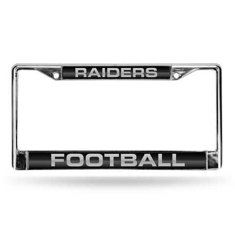 Las Vegas Raiders License Plate Frame Laser Cut Chrome Alternate-0