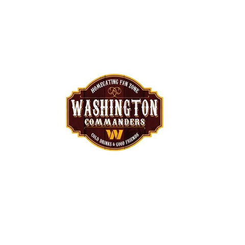 Washington Commanders Sign Wood 12 Inch Homegating Tavern-0