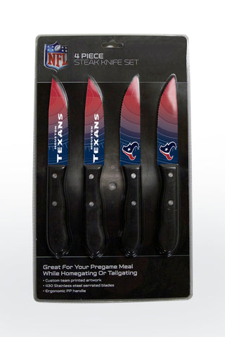 Houston Texans Knife Set Steak 4 Pack-0