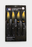 Pittsburgh Pirates Knife Set Steak 4 Pack-0