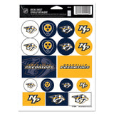 Nashville Predators Decal Sheet 5x7 Vinyl-0