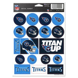 Tennessee Titans Decal Sheet 5x7 Vinyl-0