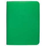 Vivid 9 Pocket Zippered PRO-Binder Green-0