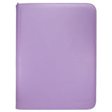 Vivid 9 Pocket Zippered PRO-Binder Purple-0