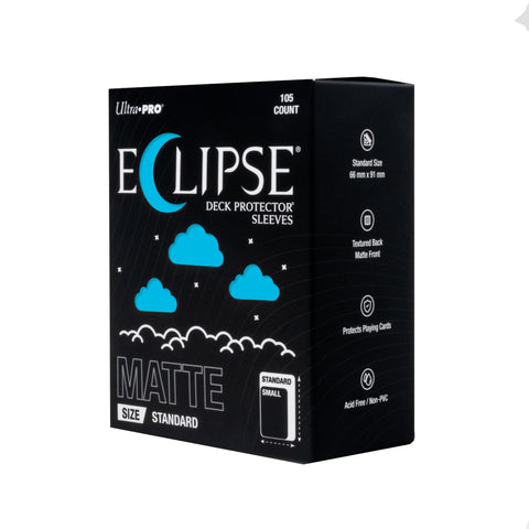 Eclipse Matte Standard Deck Protector Sleeves 105 Pack Sky Blue-0