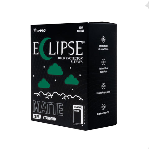 Eclipse Matte Standard Deck Protector Sleeves 105 Pack Forest Green-0