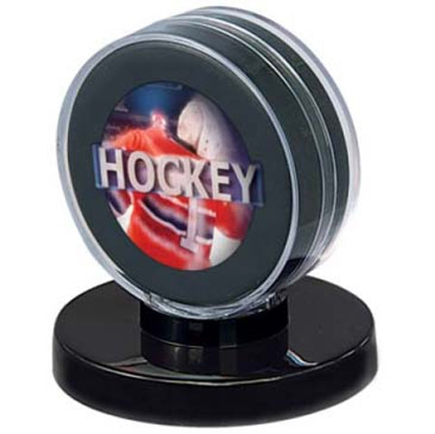 Hockey Puck Holder - Black Base-0