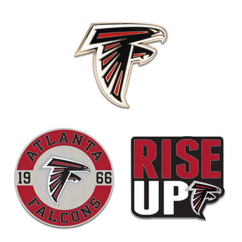 Atlanta Falcons Enamel Pin Set 3 Piece-0