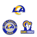 Los Angeles Rams Enamel Pin Set 3 Piece-0
