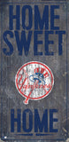 New York Yankees Sign Wood 6x12 Home Sweet Home Design-0