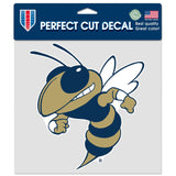 Georgia Tech Yellow Jackets Decal 8x8 Die Cut Color-0