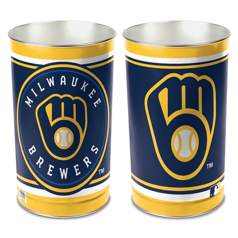 Milwaukee Brewers Wastebasket 15 Inch - Periodic Restock-0