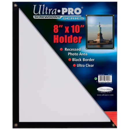Photo 8X10 Black Frame Screwdown Holder-0