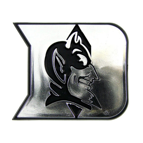 Duke Blue Devils Auto Emblem - Silver-0
