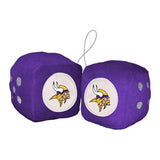 Minnesota Vikings Fuzzy Dice-0