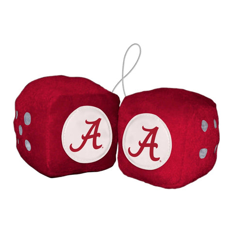 Alabama Crimson Tide Fuzzy Dice-0