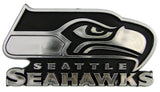 Seattle Seahawks Auto Emblem - Silver-0