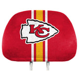 Kansas City Chiefs Headrest Covers Full Printed Style-0
