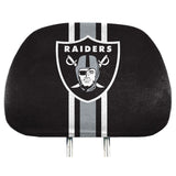 Las Vegas Raiders Headrest Covers Full Printed Style - Special Order-0