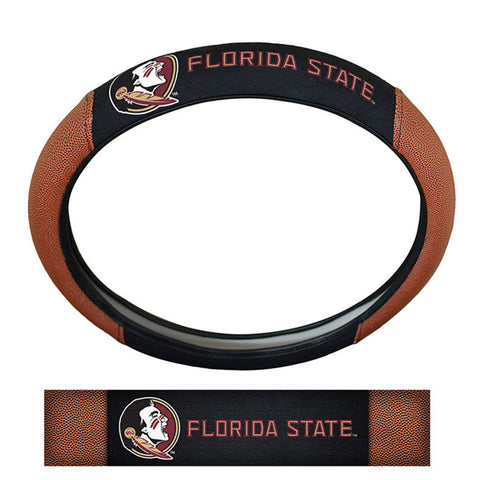 Florida State Seminoles Steering Wheel Cover Premium Pigskin Style-0
