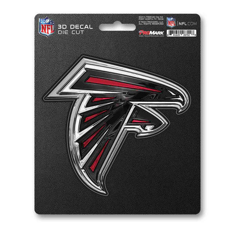 Atlanta Falcons Decal 5x8 Die Cut 3D Logo Design-0