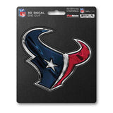 Houston Texans Decal 5x8 Die Cut 3D Logo Design-0