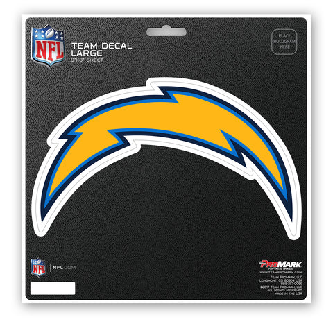 Los Angeles Chargers Decal 8x8 Die Cut-0