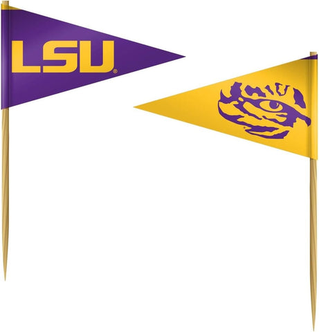 LSU Tigers Toothpicks 36 Piece Pennant Style FanPicks-0