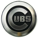 Chicago Cubs Auto Emblem - Silver-0