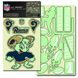 St. Louis Rams Decal Lil Buddy Glow in the Dark Kit CO-0