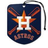 Houston Astros Air Freshener Shield Design 2 Pack-0