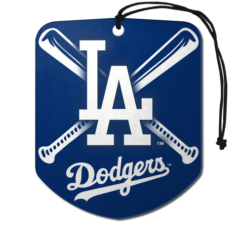 Los Angeles Dodgers Air Freshener Shield Design 2 Pack-0