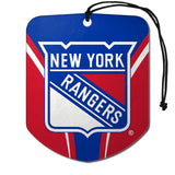New York Rangers Air Freshener Shield Design 2 Pack-0