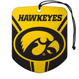 Iowa Hawkeyes Air Freshener Shield Design 2 Pack-0