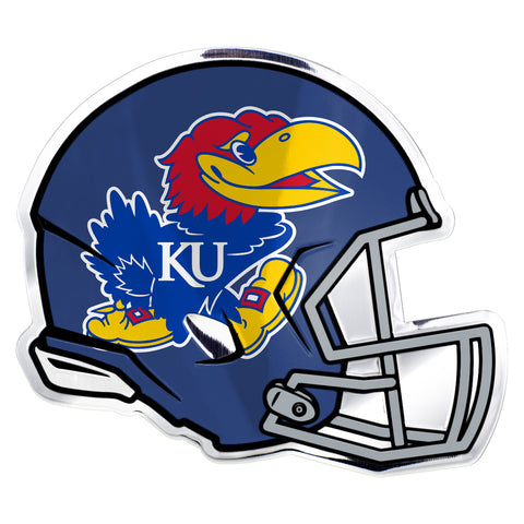Kansas Jayhawks Auto Emblem - Helmet - (Promark)-0