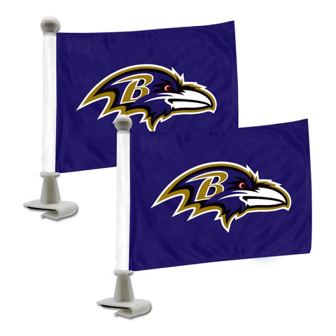 Baltimore Ravens Flag Set 2 Piece Ambassador Style-0