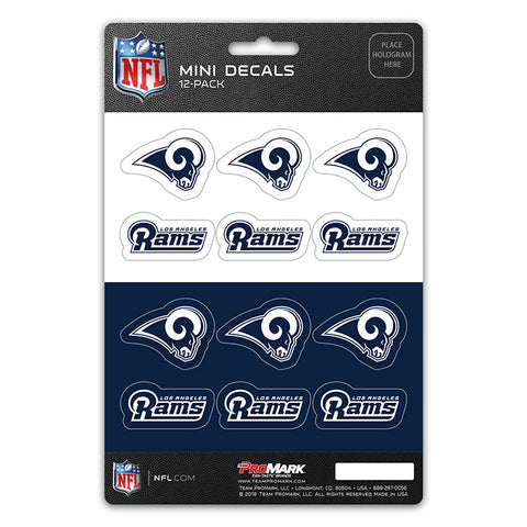 Los Angeles Rams Decal Set Mini 12 Pack-0