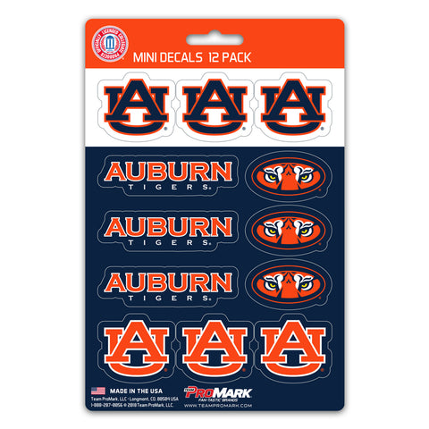 Auburn Tigers Decal Set Mini 12 Pack-0