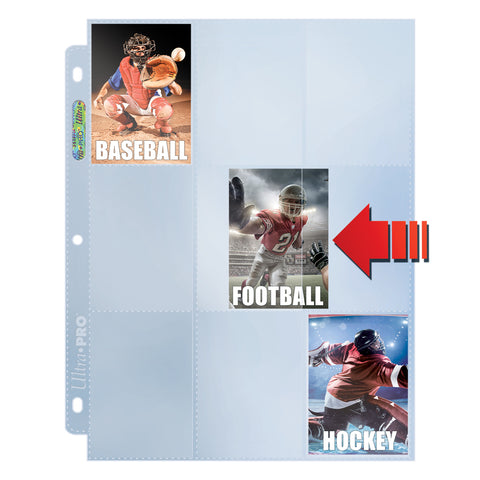 9-Pocket Side Load Page with Clear Background (100ct)-0